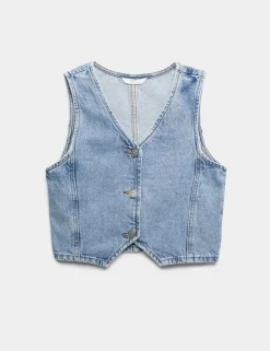 Denim Gilet Vest (6-16 Yrs)
