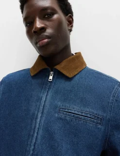 Denim Harrington Jacket