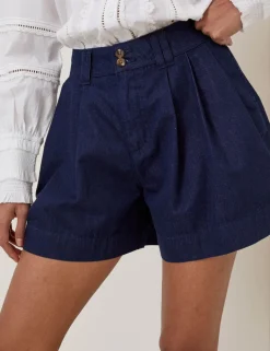 Denim High Waisted Shorts