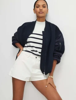 Denim High Waisted Shorts