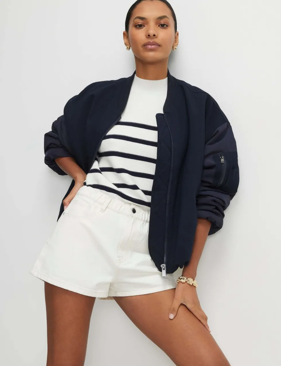 Denim High Waisted Shorts