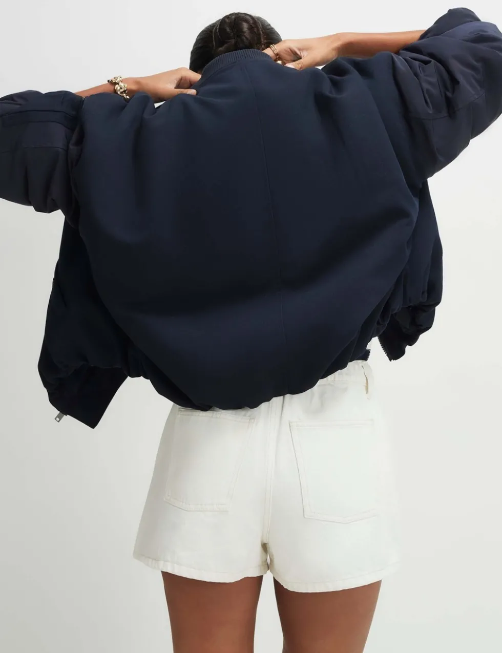 Denim High Waisted Shorts