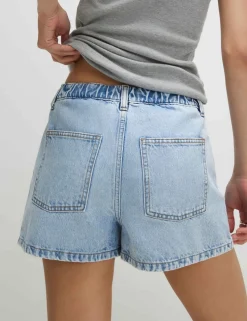 Denim High Waisted Shorts
