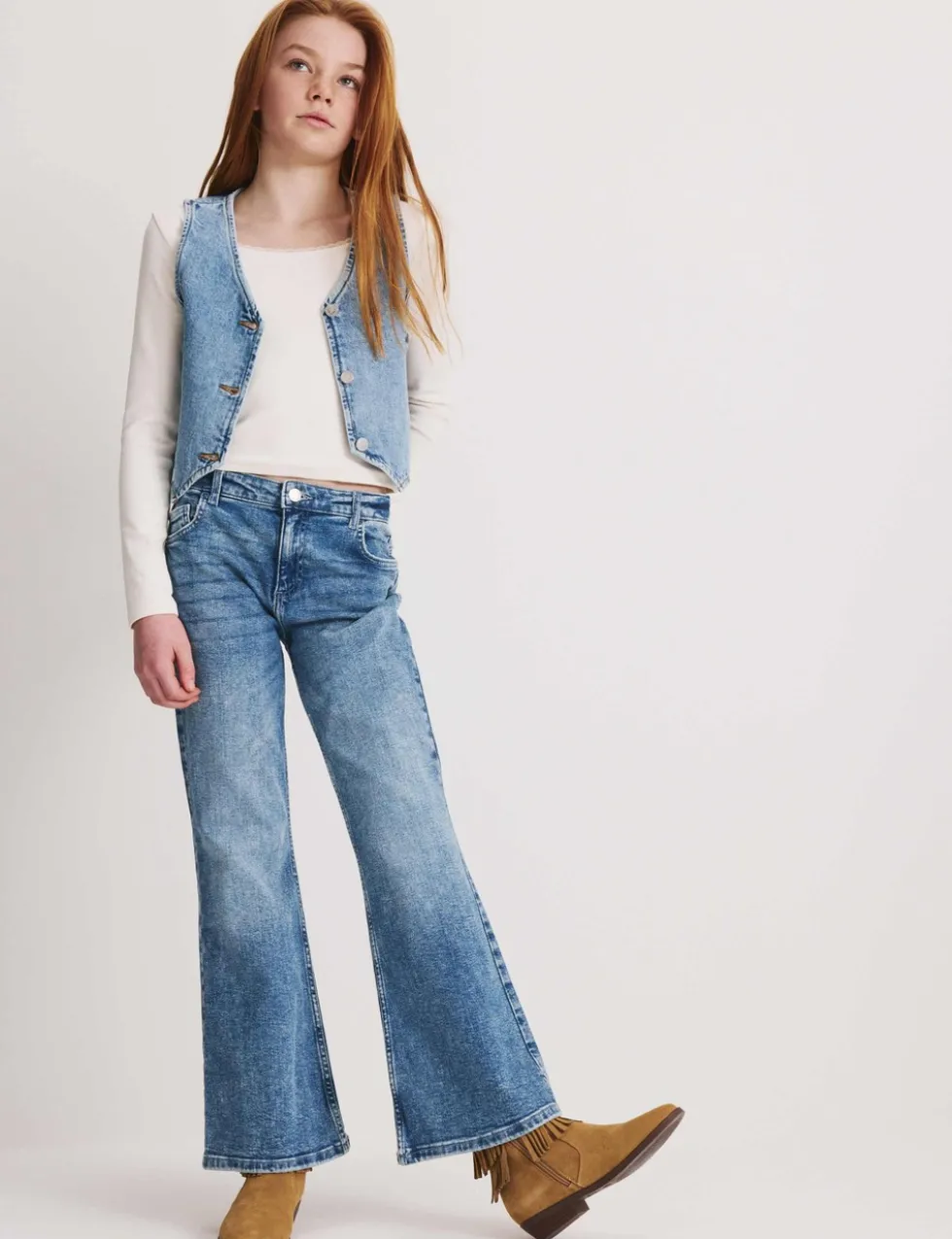 Denim Kickflare Jeans (6-16 Yrs)