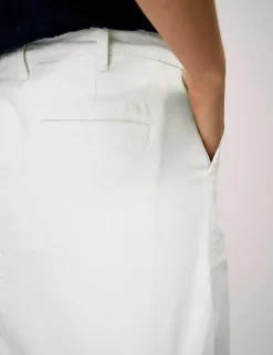 Denim Knee Length A-Line Skirt