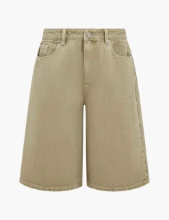 Denim Knee Length Shorts