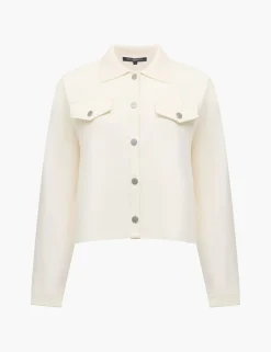Denim Knitted Lightweight Jacket