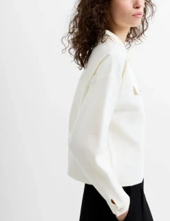 Denim Knitted Lightweight Jacket