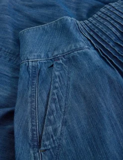 Denim Midi Skirt