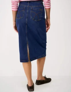 Denim Midi Skirt