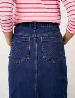 Denim Midi Skirt
