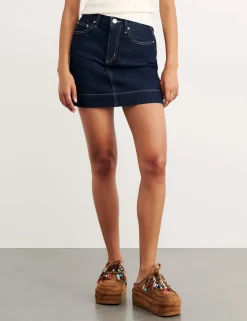 Denim Mini Skirt