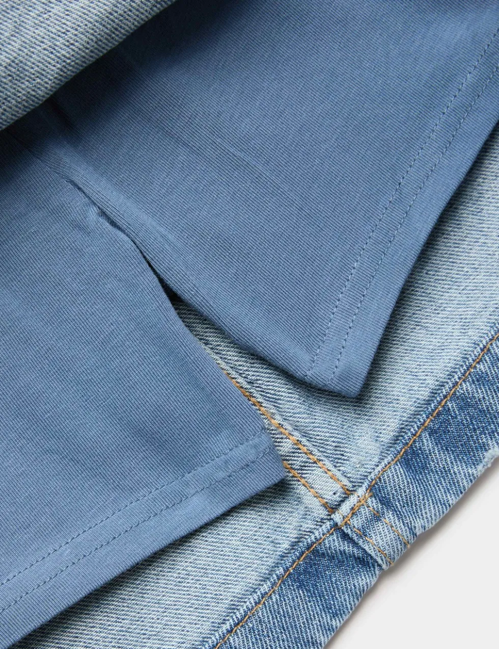 Denim Mini Skirt (6-16 Yrs)