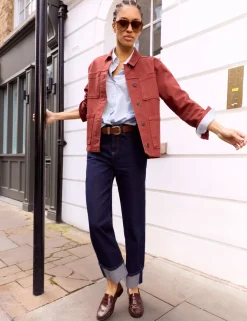 Denim Relaxed Utility Jacket