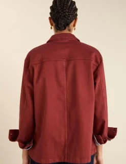 Denim Relaxed Utility Jacket