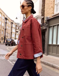 Denim Relaxed Utility Jacket