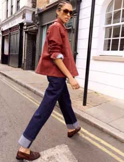 Denim Relaxed Utility Jacket