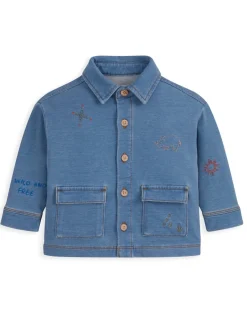 Denim Shacket & T-Shirt Set (0-36 Mths)