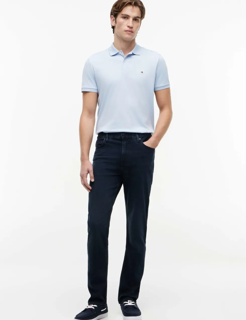 Denton Regular Fit 5 Pocket Stretch Jeans