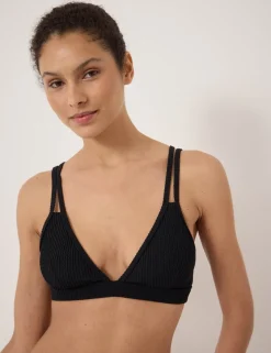 Dina Crinkle Triangle Bikini Top