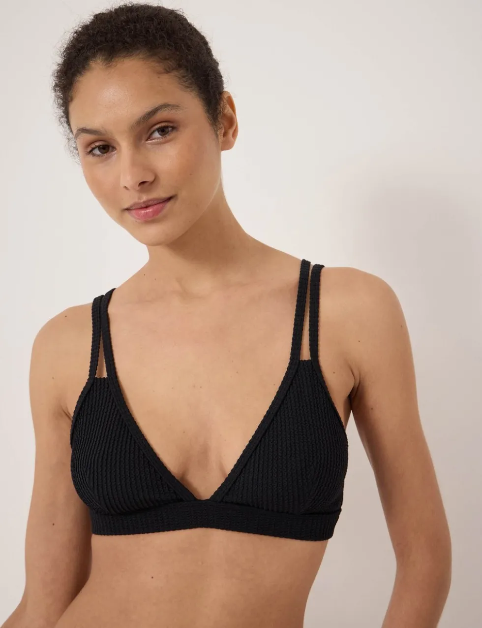 Dina Crinkle Triangle Bikini Top