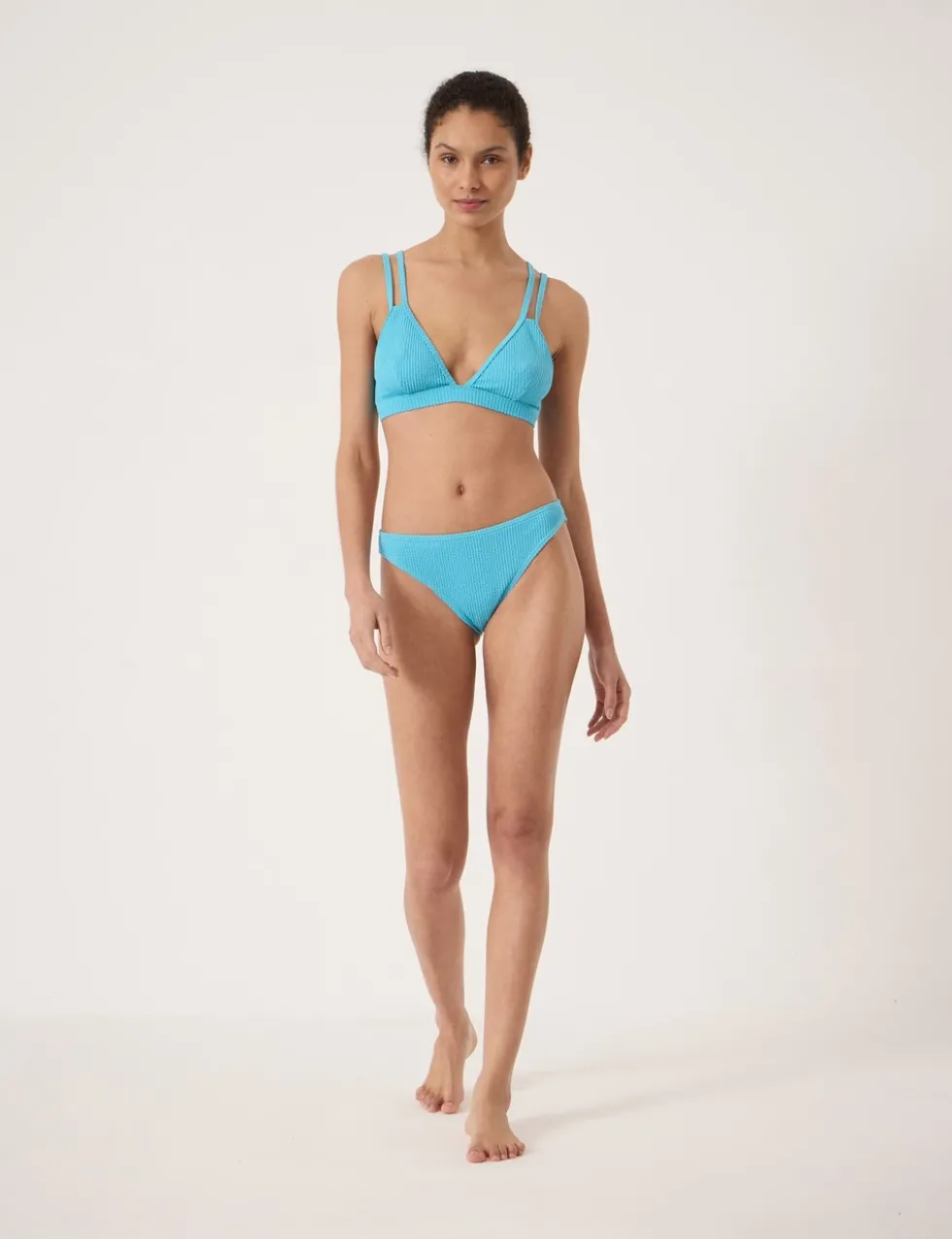 Dina Crinkle Triangle Bikini Top