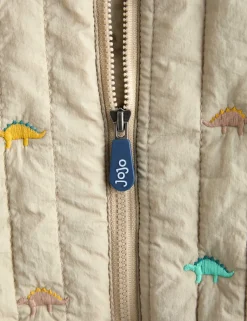 Dinosaur Quilted Bomber Jacket (6 Mths-6 Yrs)