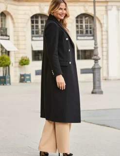 Double Breasted Longline Coat