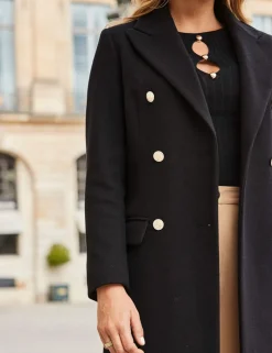 Double Breasted Longline Coat