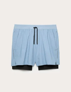 Double Layered 5 inch Sports Shorts