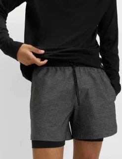 Double Layered 5 inch Sports Shorts