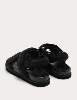 Double Strap Chunky Footbed Sandals