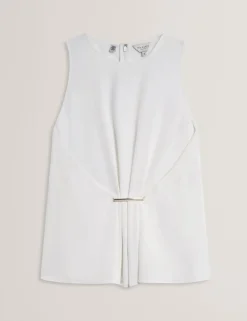 Draped Bar Detail Top