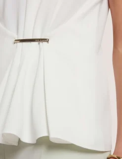 Draped Bar Detail Top