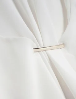 Draped Bar Detail Top