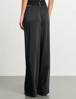 Drawstring Wide Leg Trousers