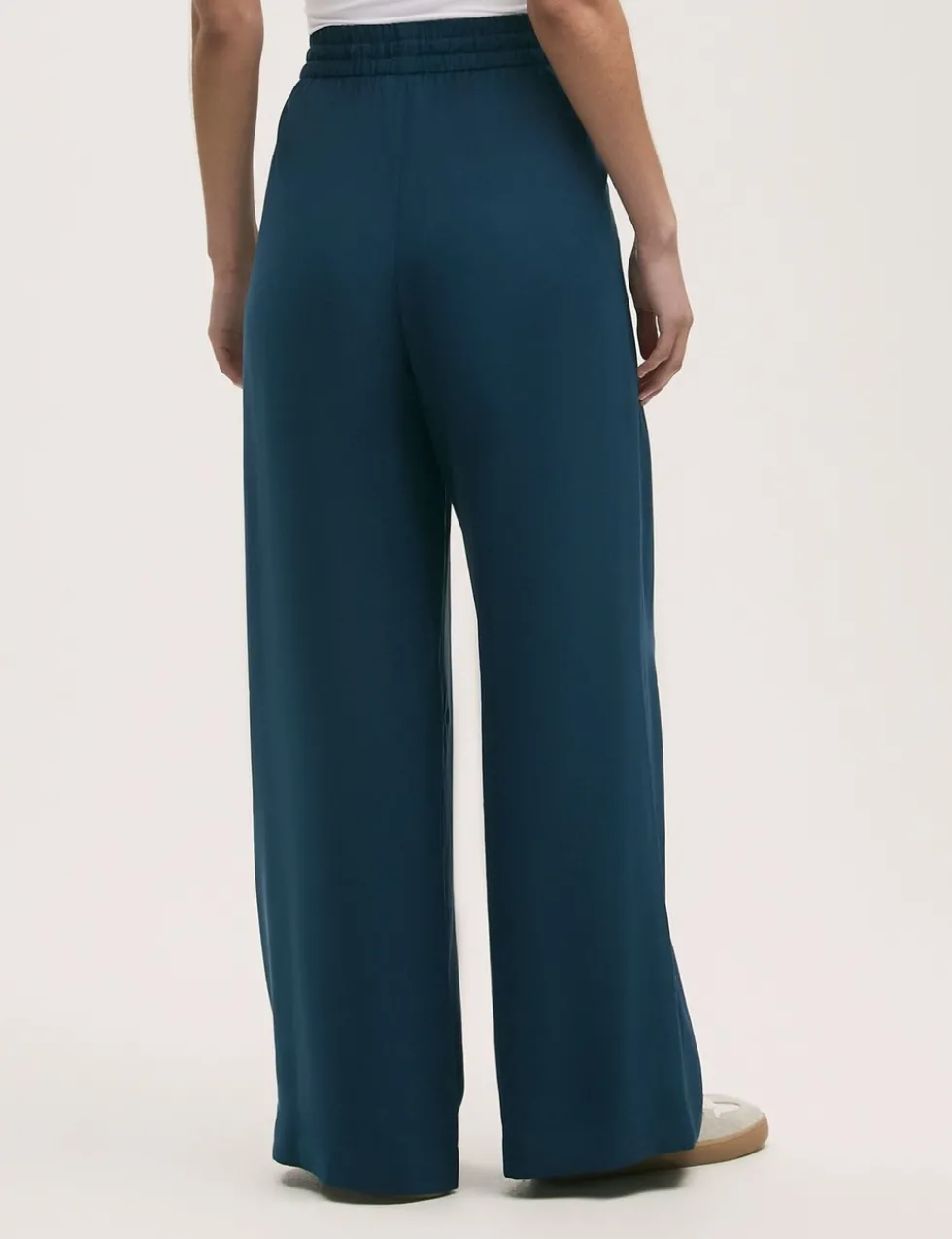 Drawstring Wide Leg Trousers