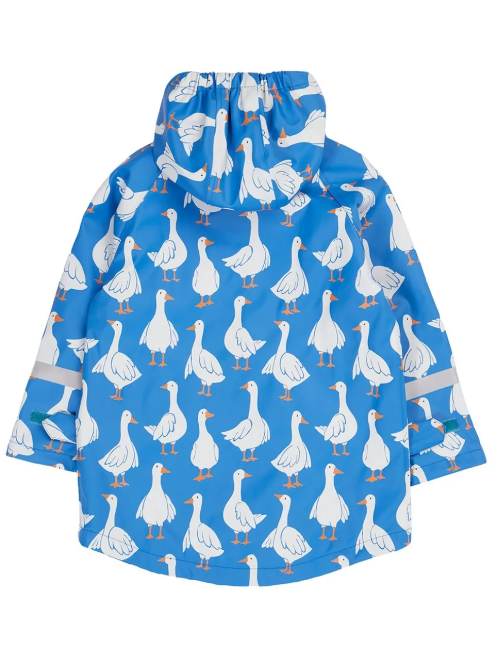 Duck Print Hooded Fleece Lined Raincoat (1-10 Yrs)