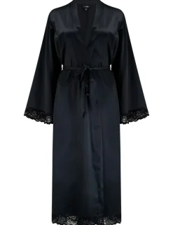Dusk Satin Kimono Dressing Gown
