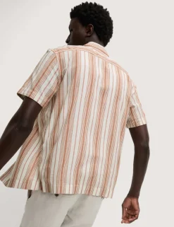 Easy Iron Pure Cotton Striped Shirt
