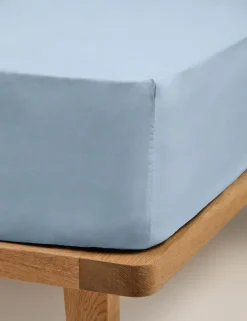 Egyptian Cotton 230 Thread Count Crisp Extra Deep Fitted Sheet