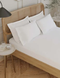 Egyptian Cotton 230 Thread Count Crisp Deeper Fitted Sheet