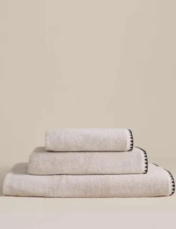 Egyptian Cotton Blanket Stitch Towel
