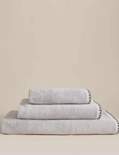 Egyptian Cotton Blanket Stitch Towel