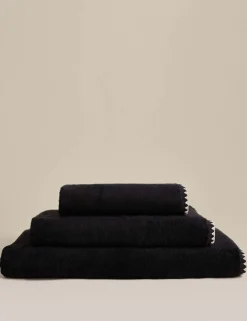 Egyptian Cotton Blanket Stitch Towel