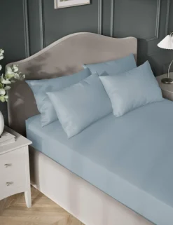 Egyptian Cotton Sateen 400 Thread Count Extra Deep Fitted Sheet