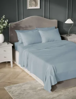 Egyptian Cotton Sateen 400 Thread Count Flat Sheet