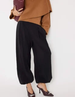 Elasticated Waist Cuffed Balloon Trousers