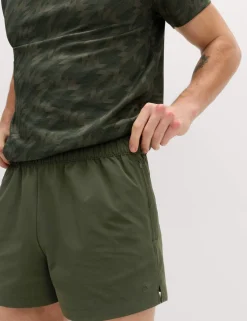 Elasticated Waist Stretch 3 Inch Sports Shorts