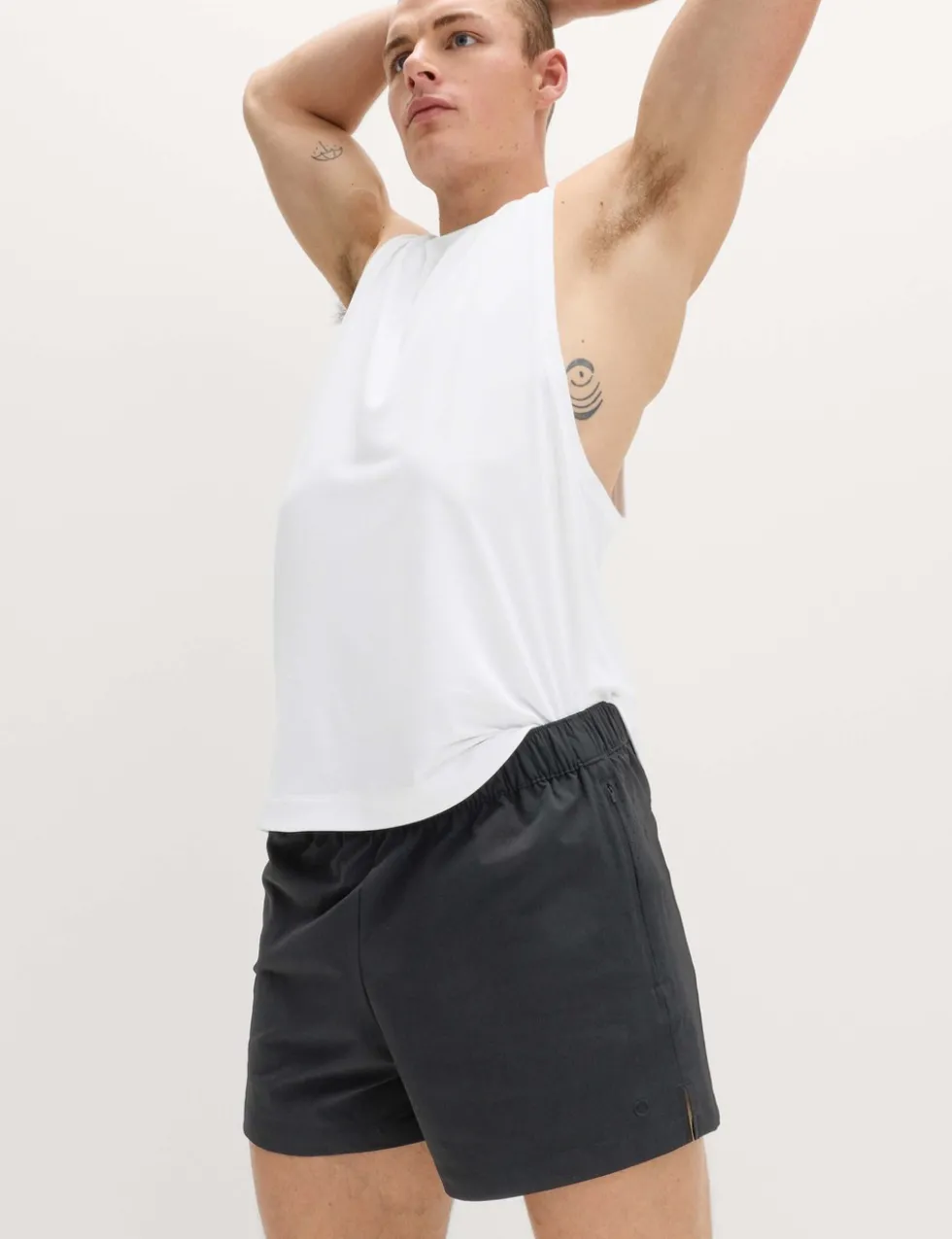 Elasticated Waist Stretch 3 Inch Sports Shorts